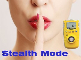 Chức năng  "Tàn hình" hay "Stealth mode"  trên máy dò khí di động BW Gas Alert Extreme là gì?